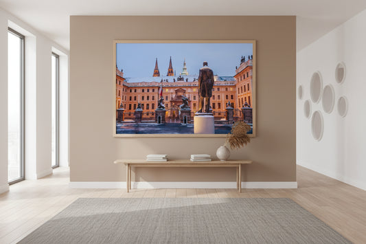 Prague Winter Cityscape — original fine art photograph by Kirill Rudenko, Fattrol
