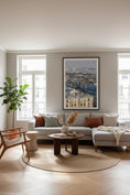 Load image into Gallery viewer, Paris Rooftops from Montmartre — Fattrol fine art photography print, framed in interior

