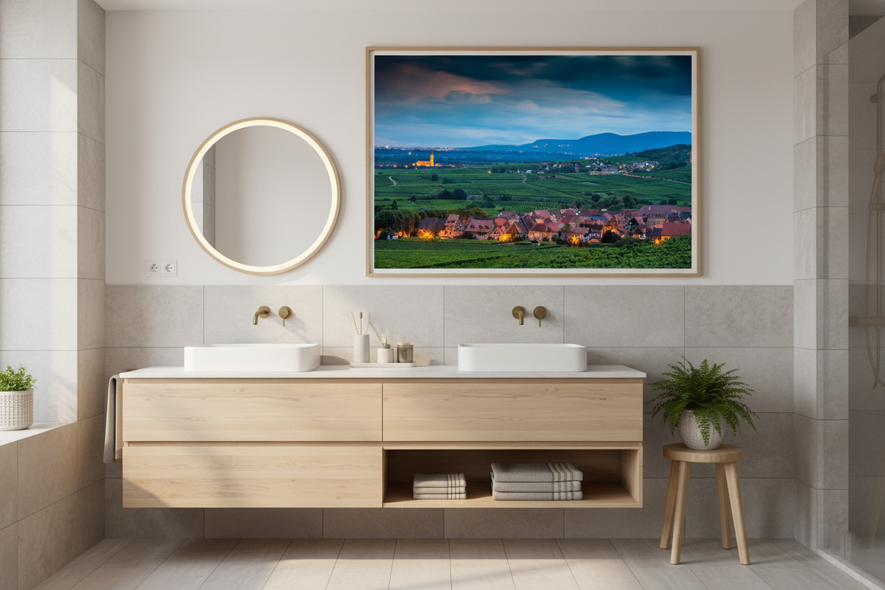 Alsace Vineyards at Dusk, Saint-Hippolyte — Kirill Rudenko fine art photography (not AI-generated)