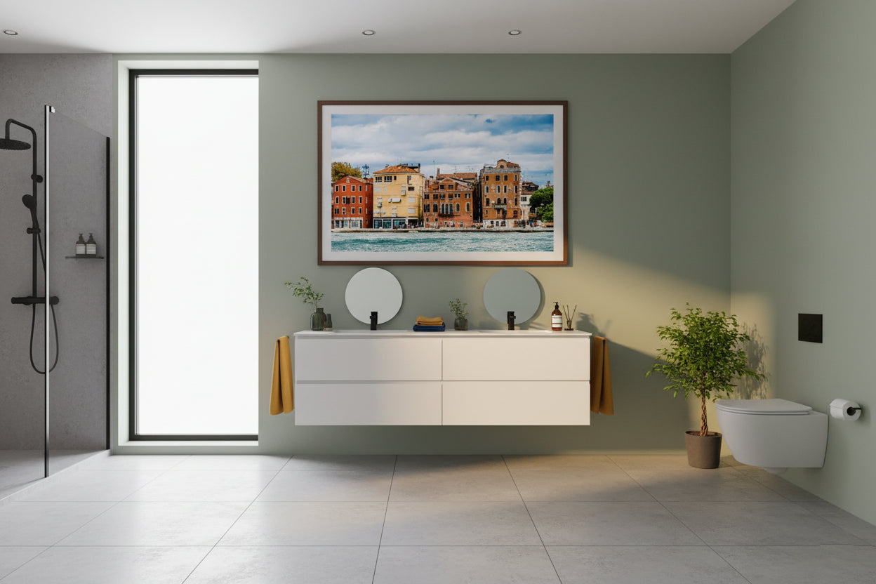 Venetian Canal Houses – Fine Art Photography Print of Venice