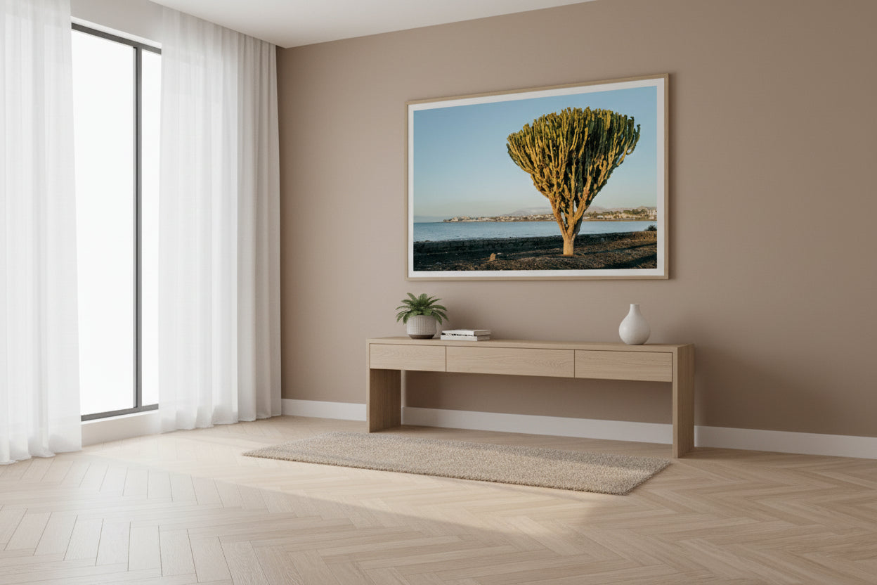 Coastal Cactus, Lanzarote — wall-art display photograph by Kirill Rudenko