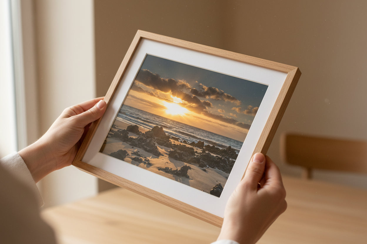 Volcanic Beach Sunset, Lanzarote — wall-art display photograph by Kirill Rudenko