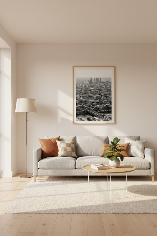 Central London Skyline – Black and White Fine Art Photography Print