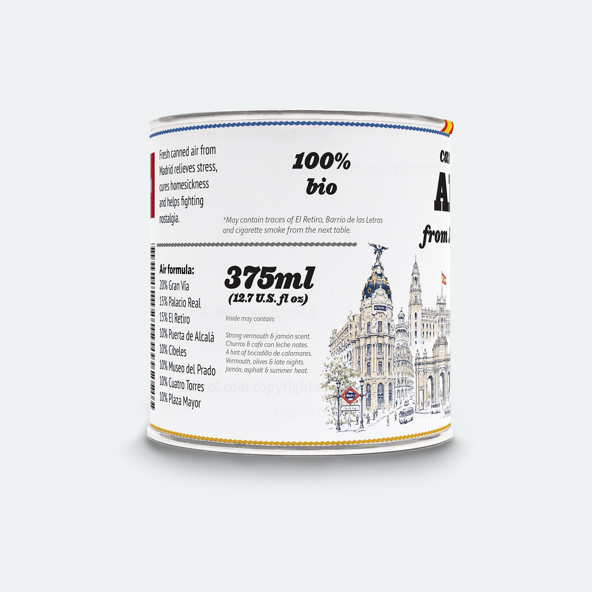 Canned Air From Madrid