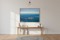 Load image into Gallery viewer, Scenic aerial panorama of mountain ranges in early morning atmosphere
