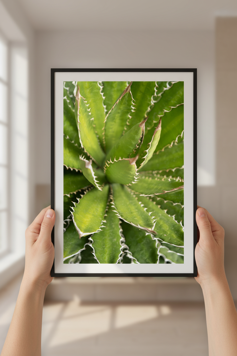 Agave Geometry — Fine Art Botanical Photography Print