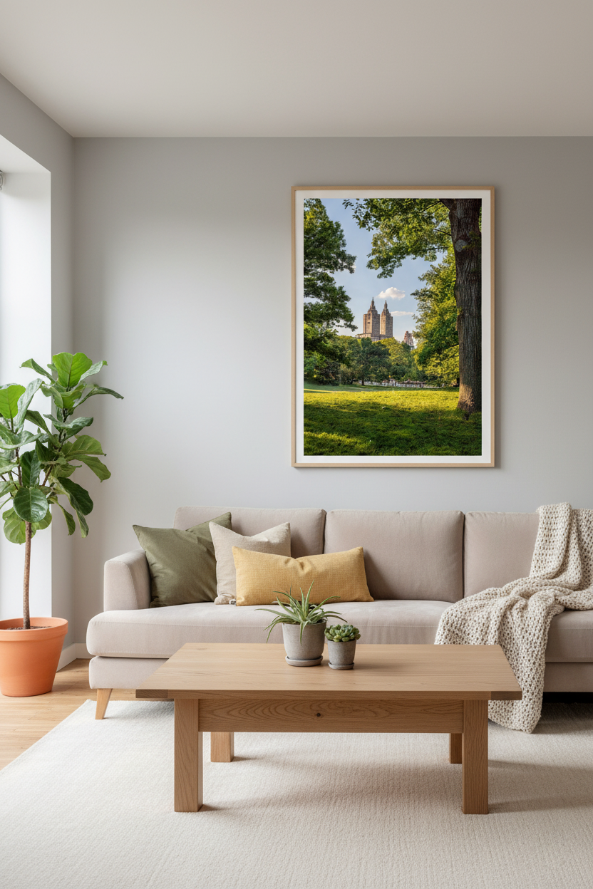 Central Park View, New York — archival fine art print on museum-grade paper