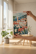 Load image into Gallery viewer, Nice France Travel Poster – Fine Art Print of the French Riviera
