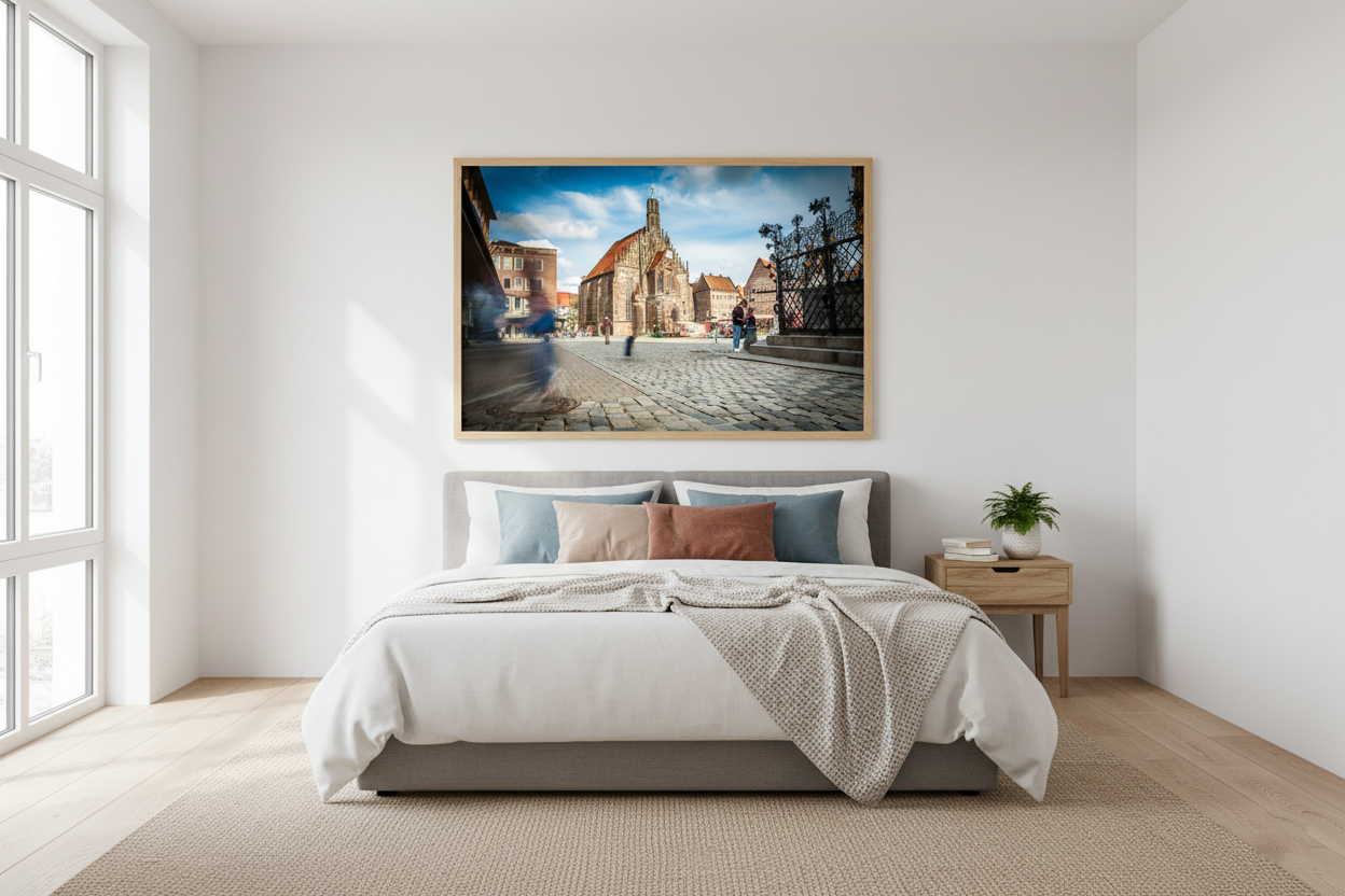 Frauenkirche & Hauptmarkt, Nuremberg — wall-art display photograph by Kirill Rudenko