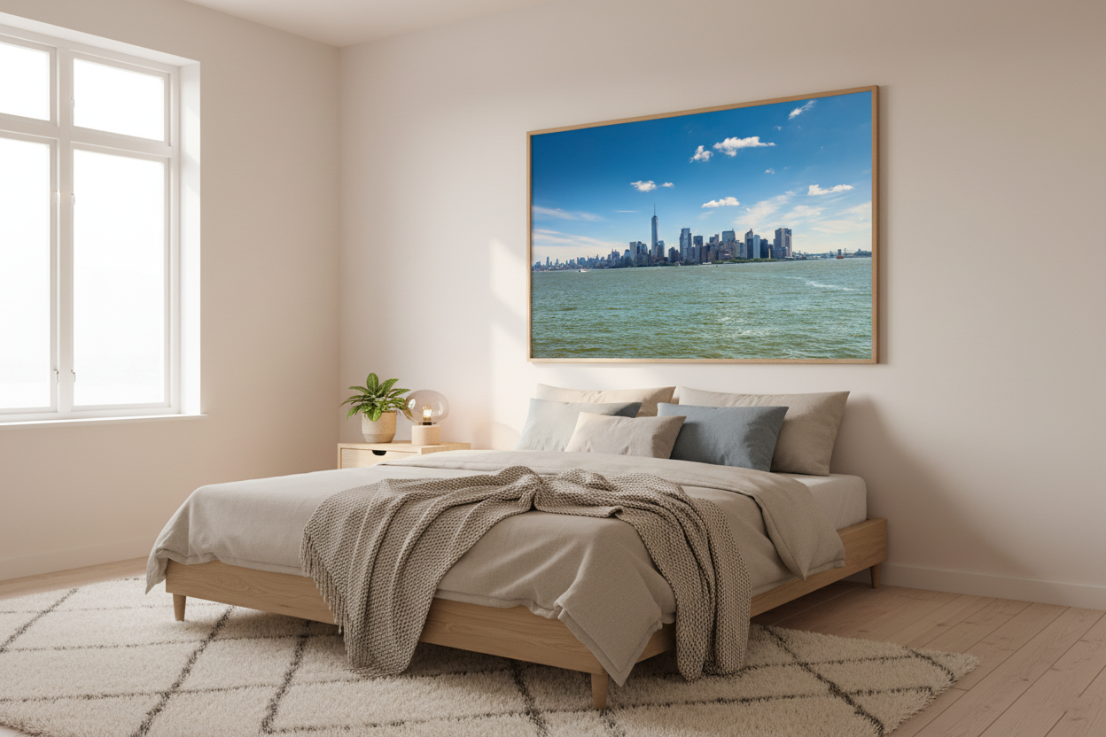 Manhattan Skyline & One WTC, New York — Kirill Rudenko original travel art print