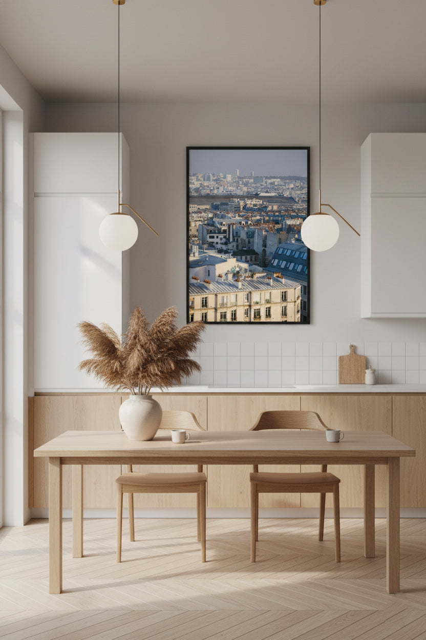 Paris Rooftops from Montmartre — Kirill Rudenko fine art photography (not AI-generated)