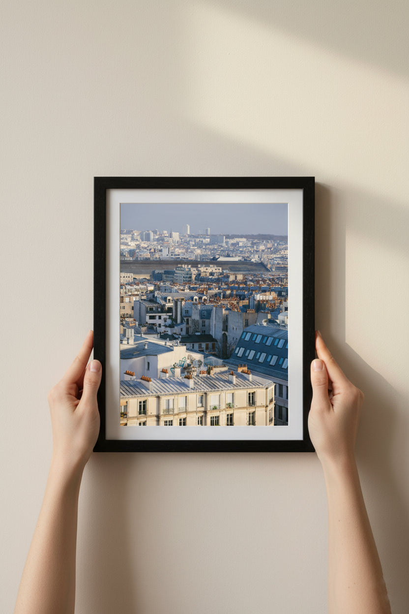 Paris Rooftops from Montmartre — wall-art display photograph by Kirill Rudenko