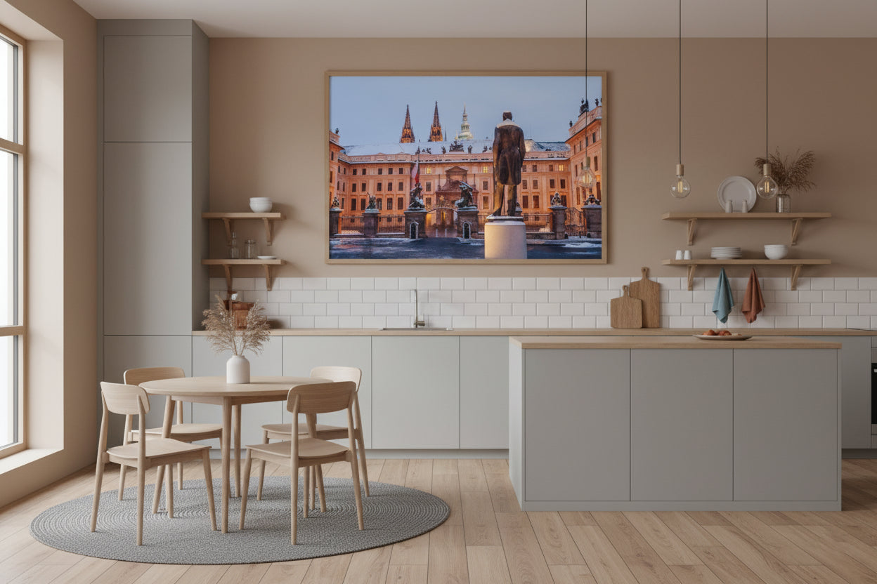 Prague Winter Cityscape — wall-art display photograph by Kirill Rudenko