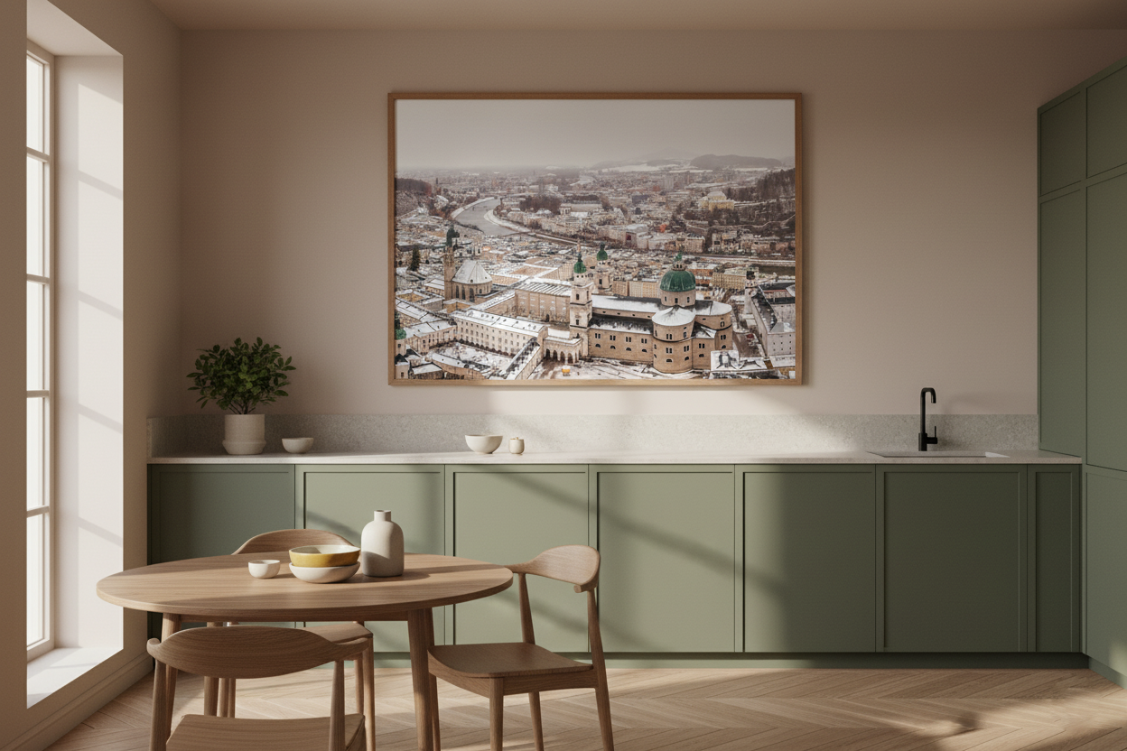 Salzburg Cathedral in Winter — wall-art display photograph by Kirill Rudenko