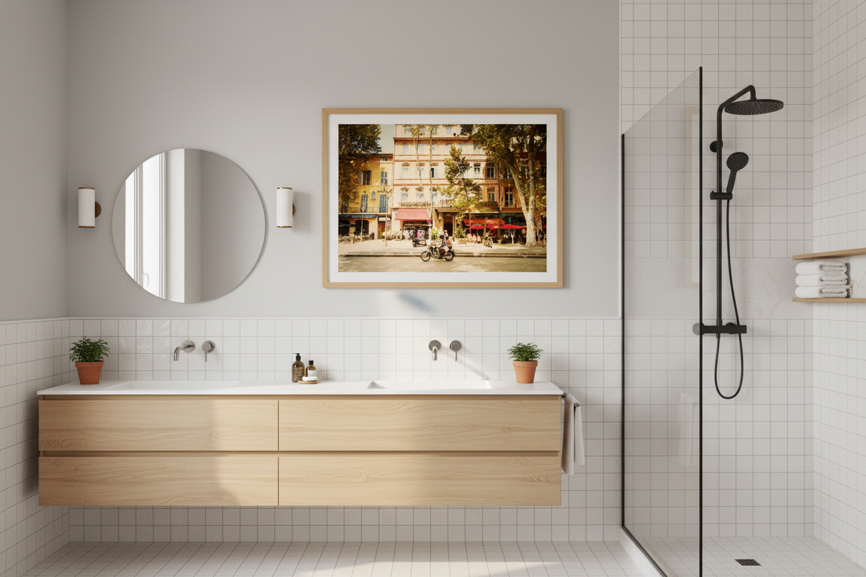 Cours Mirabeau Street Scene — Aix-en-Provence Fine Art Print