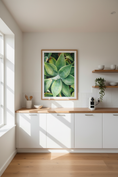 Load image into Gallery viewer, Modern botanical photography of agave leaves, perfect as wall decor or gift print
