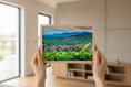 Load image into Gallery viewer, Alsace Vineyard Village — Kirill Rudenko original travel art print
