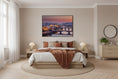 Load image into Gallery viewer, European city nightscape — Prague at twilight fine art print.
