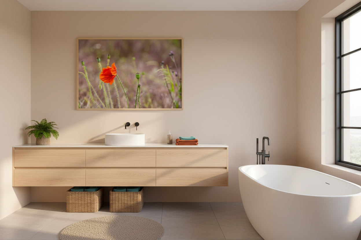 Poppy Flower in Tuscany – Fine Art Photography Print