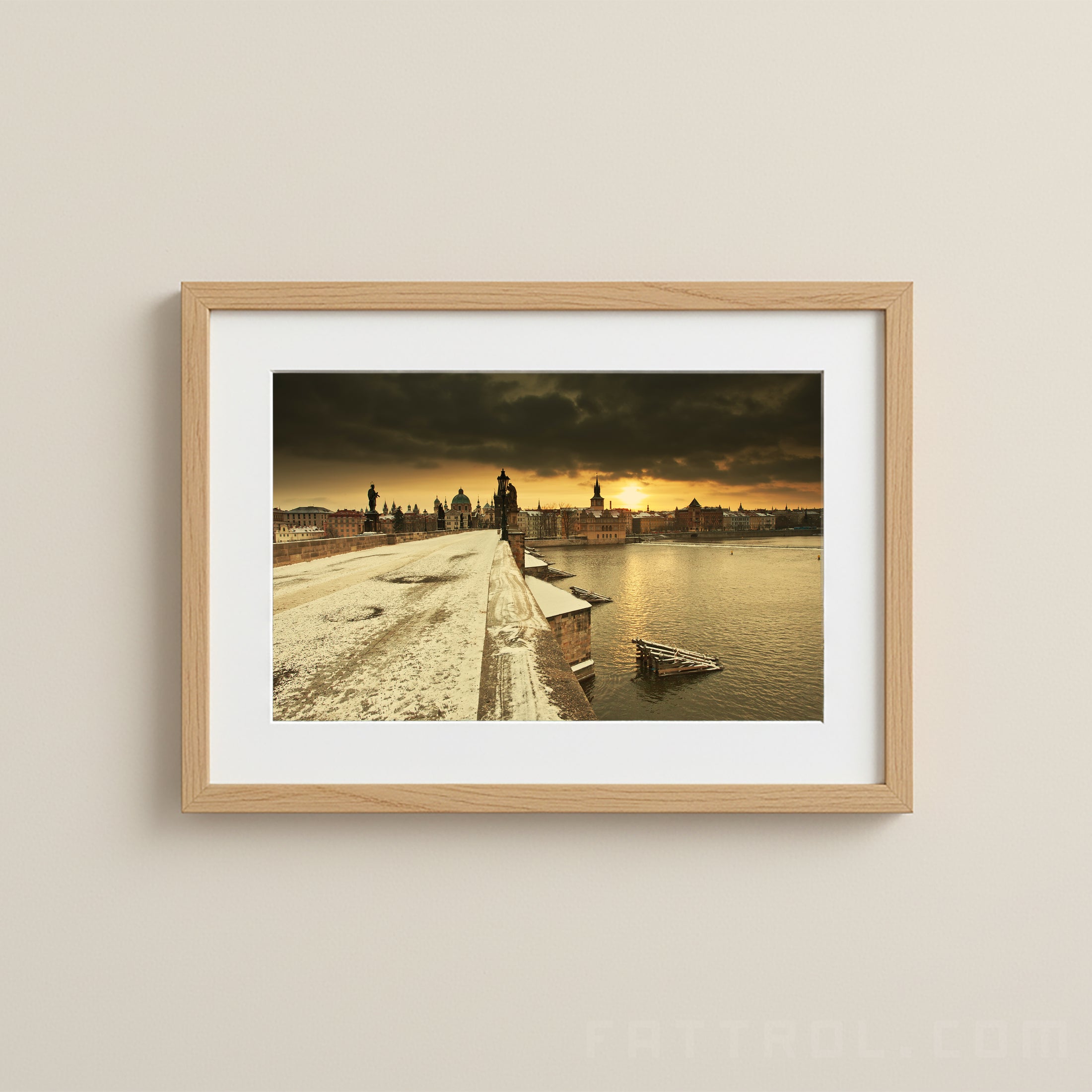 Charles Bridge At Sunrise — Prague Fine Art Print