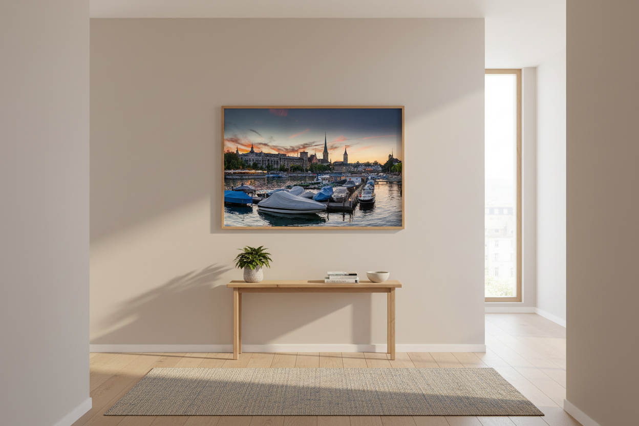 Fraumünster Spire at Sunset, Zurich — original fine art photograph by Kirill Rudenko, Fattrol