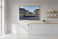 Load image into Gallery viewer, Zurich Tram at Paradeplatz — Kirill Rudenko fine art photography (not AI-generated)
