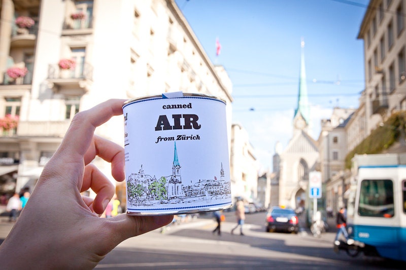 Original Canned Air From Zurich, Switzerland